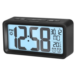 Zegar cyfrowy z budzikiem i termometrem podświetlany LCD Sencor SDC 2800B Zegar cyfrowy z budzikiem i termometrem podświetlany LCD Sencor SDC 2800B